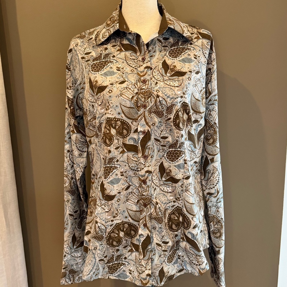 Royal Highness Equestrian Ladies Horse Show Rodeo Western Riding Blouse, Size XL